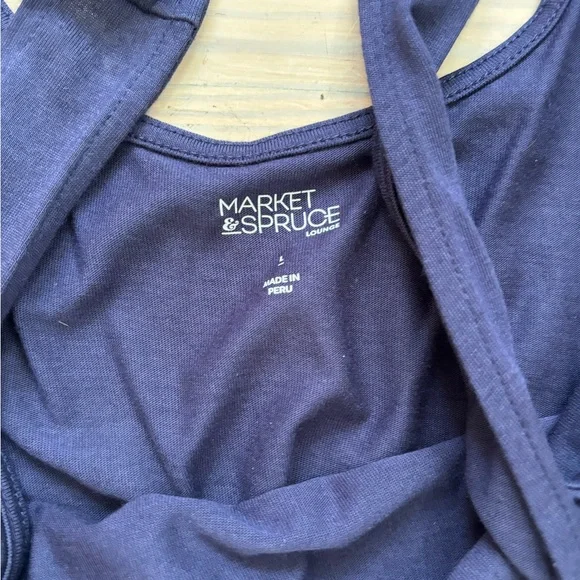 Navy Blue Stitch Fix Romper by Market & Spruce - Picture 2 of 4